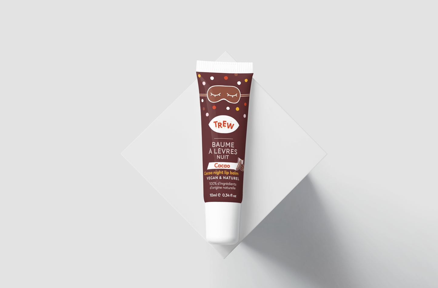 Trew Cosmetics | Night Lip Balm Cacao Aroma 100% Natural & Vegan - Rêves Silk Company