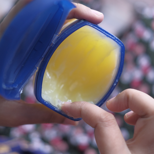 slugging skin with vaseline