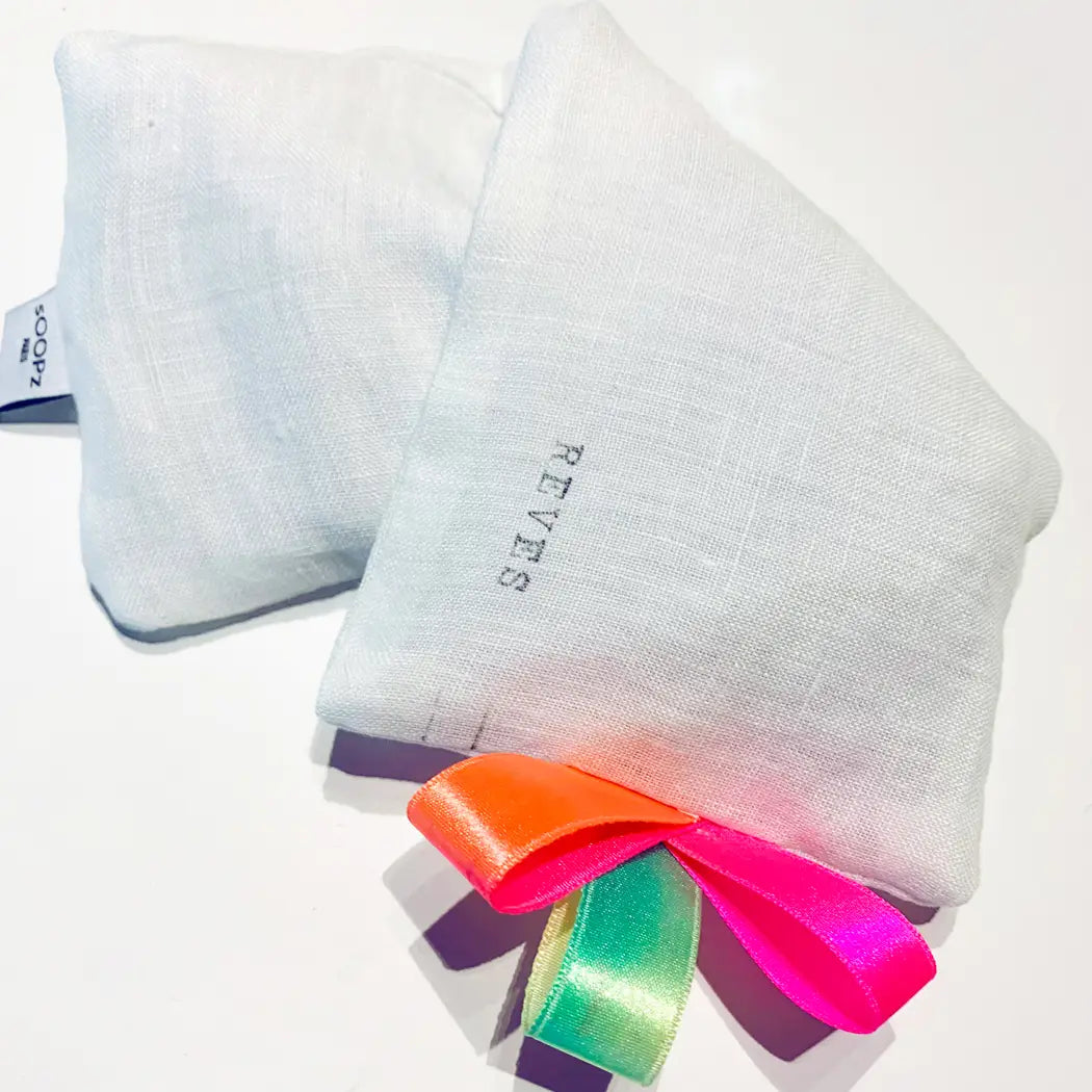 SOOPZ x RÊVES-  Relaxing Eye Mask - White Linen/Lavender