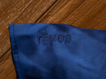 Envelope Pillowcase - Bleau Marine - Standard - Rêves Silk Company