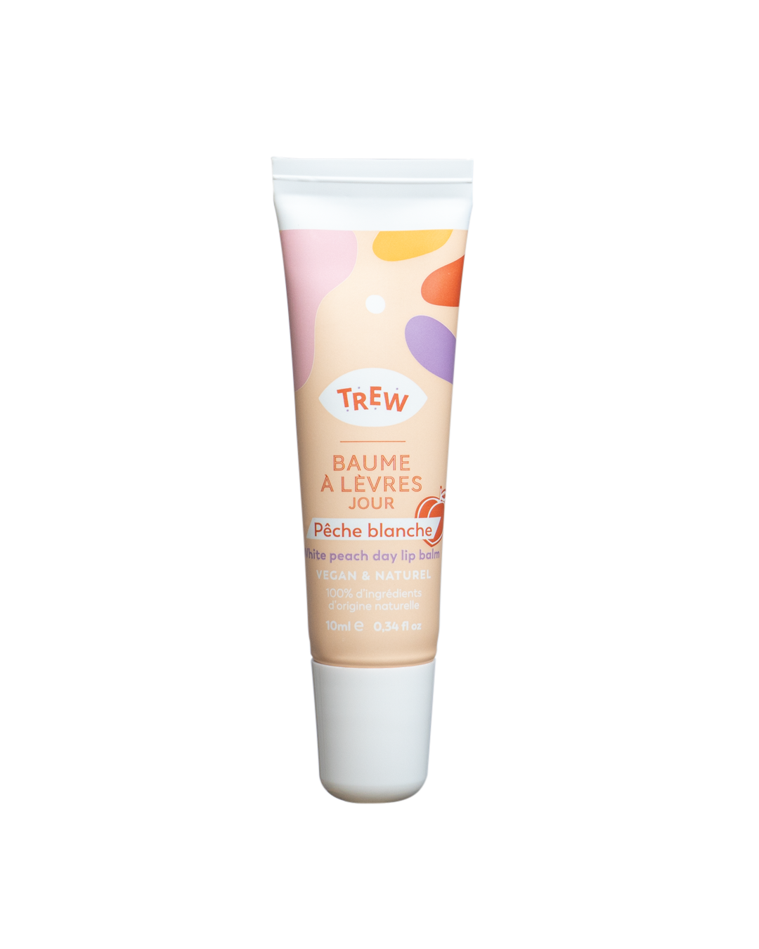Trew Cosmetic | Day Lip Balm White Peach Aroma 100% Natural & Vegan - Rêves Silk Company